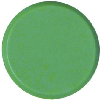 Bouhon - imanes, 10 mm, verde, paquete de 10