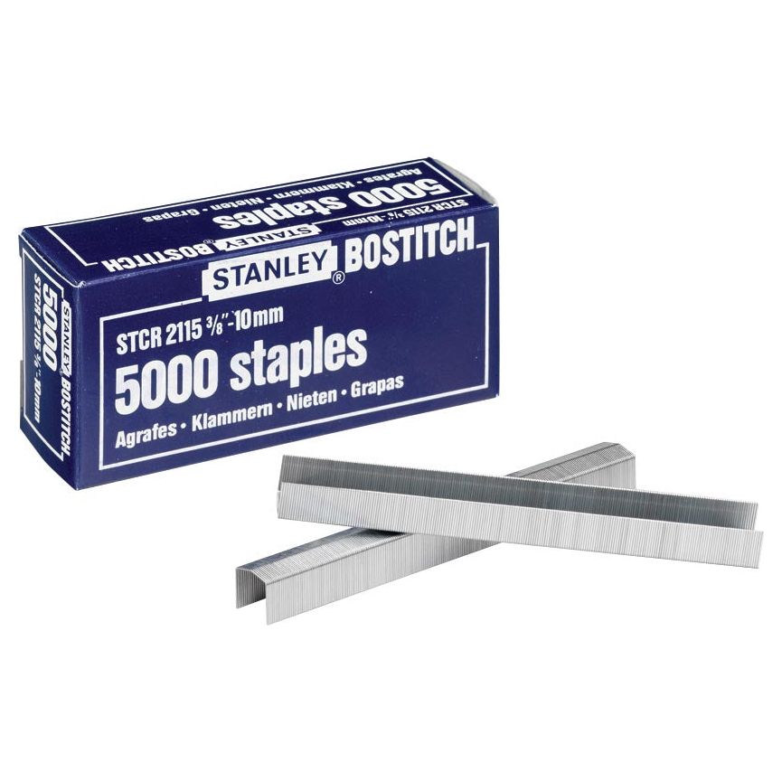 Bostitch - STCR211510Z Staples, 10 mm, für B8P, B8HC, B8E, B8HDP, Kasten von 5000 Heftklammern