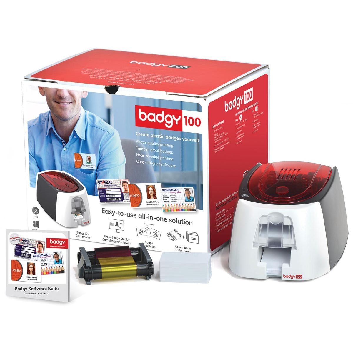 Badgy - impresora de credenciales 100