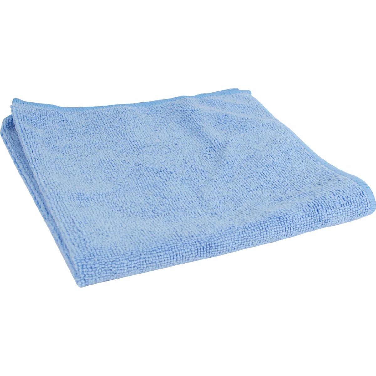Klika - Panno in microfibra, ft 40 x 40 cm, blu, confezione da 10 pezzi