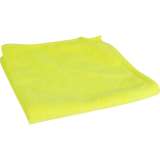 Sans marque - tissu en microfibre, ft 40 x 40 cm, jaune, paquet de 10 pièces