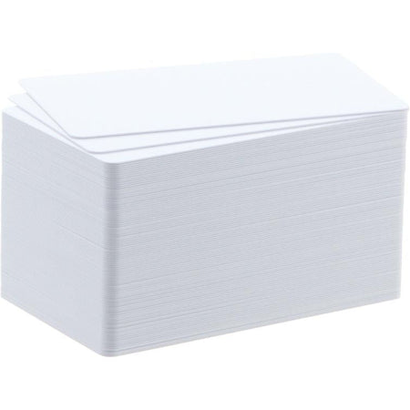 Badgy - 100 blank, thin 0.5mm cards for 100 or 200