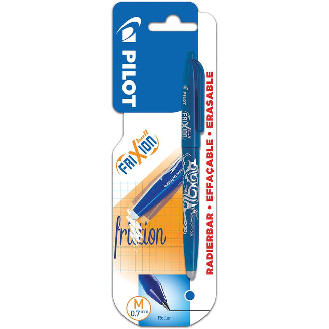Pilot - Penna roller friXion media blu blister da 1 pezzo