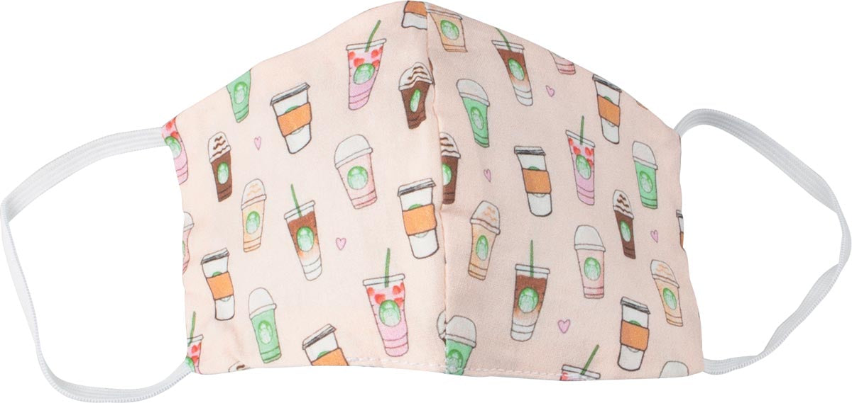 Klika - Masque buccal lavable, motif fête, taille : enfants, pack de 5