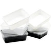 Klika -  PP spuitgiet bak 182x135x63mm 750cc zwart 500 stuks