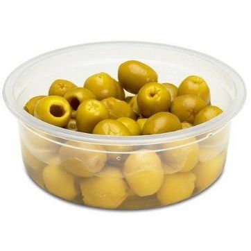 Klika - Container round PP 102/80 ø115x80 content 500cc clear sealable 960 pieces
