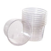 Containers Plastic Round - Sauce container round 50cc transparent 3000 pieces