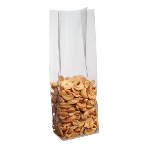 Klika - Blockbodenbeutel transparent 90/40x370mm 100 Stück