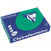 Clairefontaine - Trophée Intens, papier coloré, A4, 160 g, 250 feuilles, vert sapin