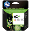 HP - cartouche d'encre 62XL, 415 pages, OEM C2P07AE, 3 couleurs