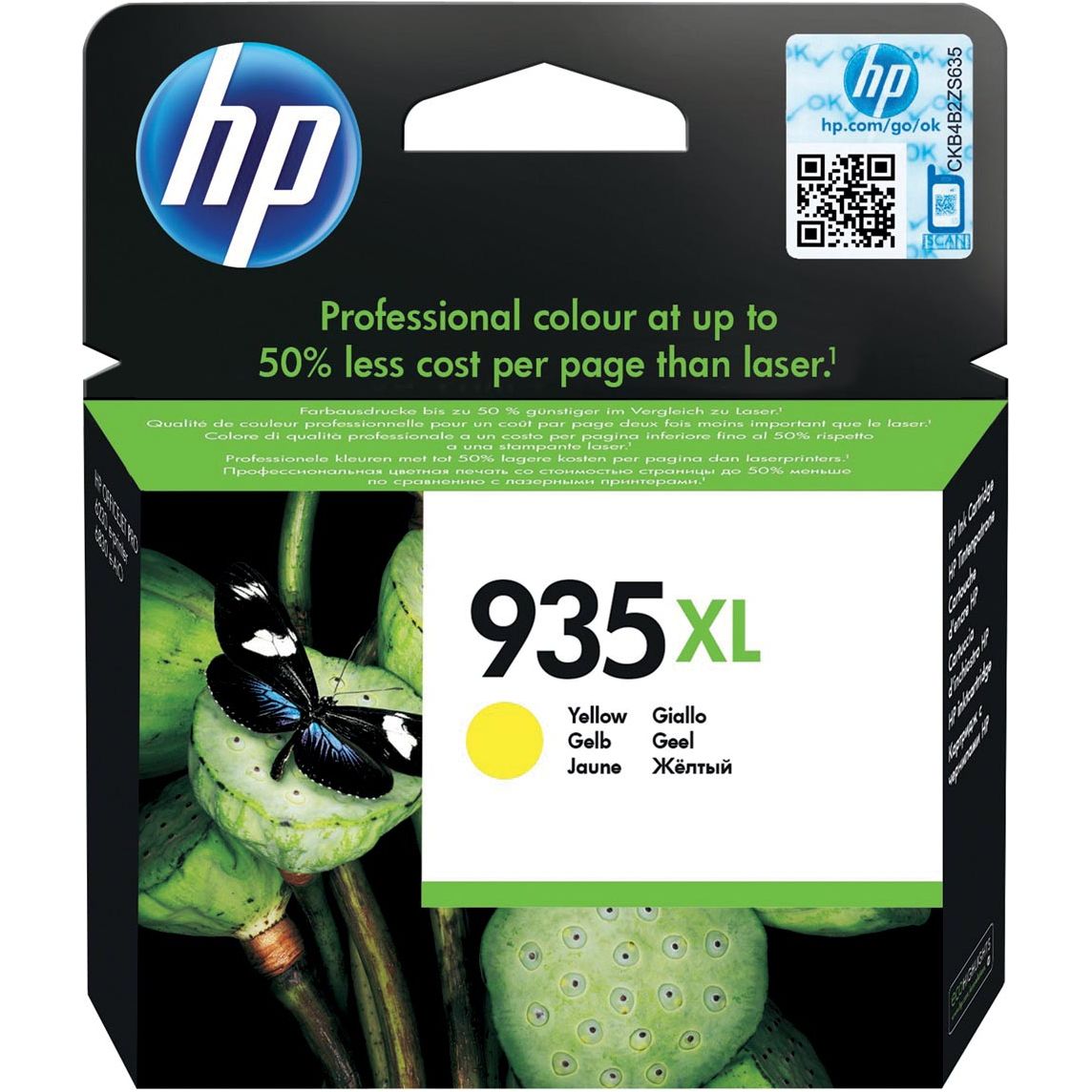 HP - Inkcartridge 935XL, 825 Seiten, OEM C2P26AE, Geel