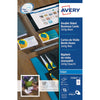 Avery - cartes de visite pour jet d'encre Quick Clean mat, 80 cartes, 260 g/m²