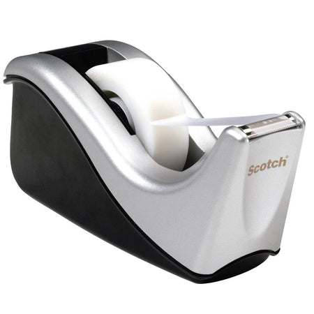Scotch - Adhesive tape holder c60 silver 1 roll magic e