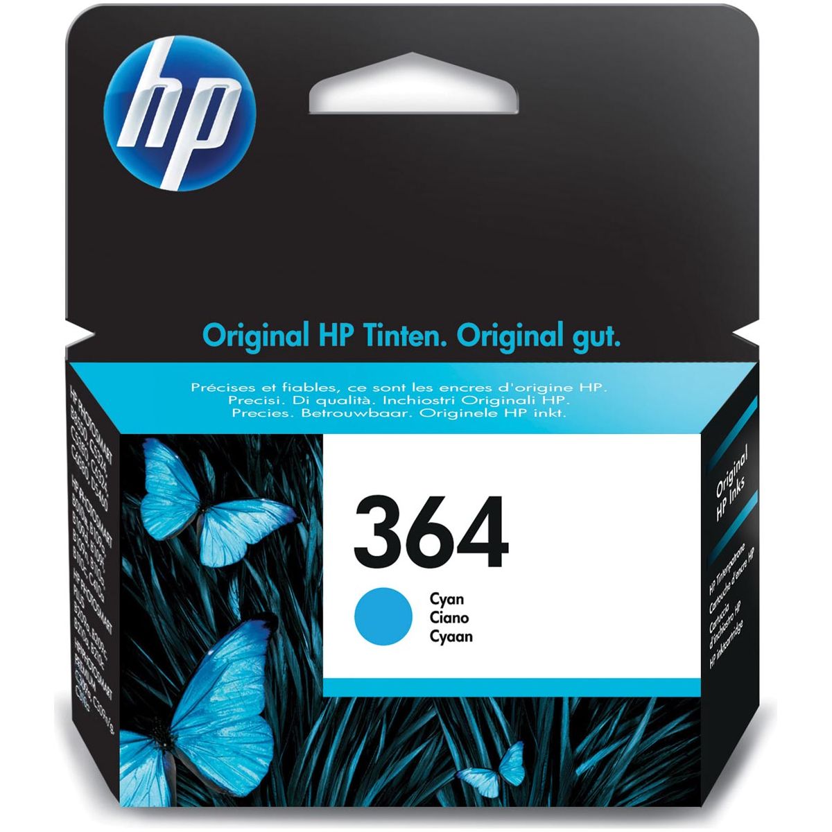 HP - Cartouche d'encre 364, 300 pages, OEM CB318EE, Cyan