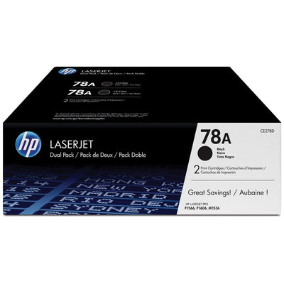HP - Cartuccia toner ce278ad 78a nero 2x