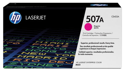 HP -  toner 507A, 6 000 pagina's, OEM CE403A, magenta