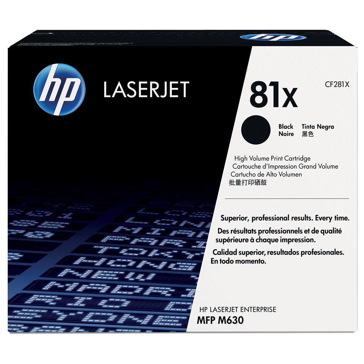 HP - Toner 81x, 25.000 Seiten, OEM CF281X, Schwarz