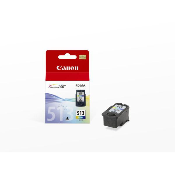 Canon - cartucho de tinta CL-513, 349 páginas, OEM 2971B001, 3 colores