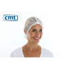 Hairnet wokkel non-woven white 100 pieces