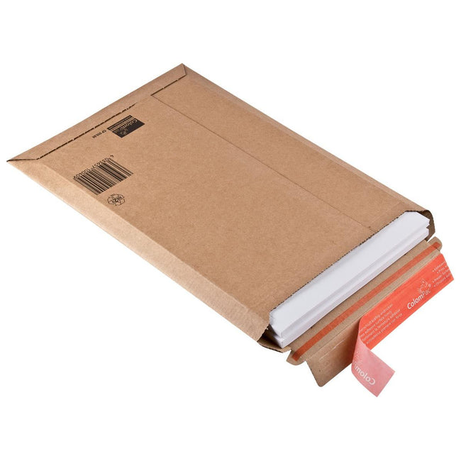 COLOMPAC - Enveloppe d'expédition Colompac CP010, FT 23,5 x 34 x 3,5 cm, marron