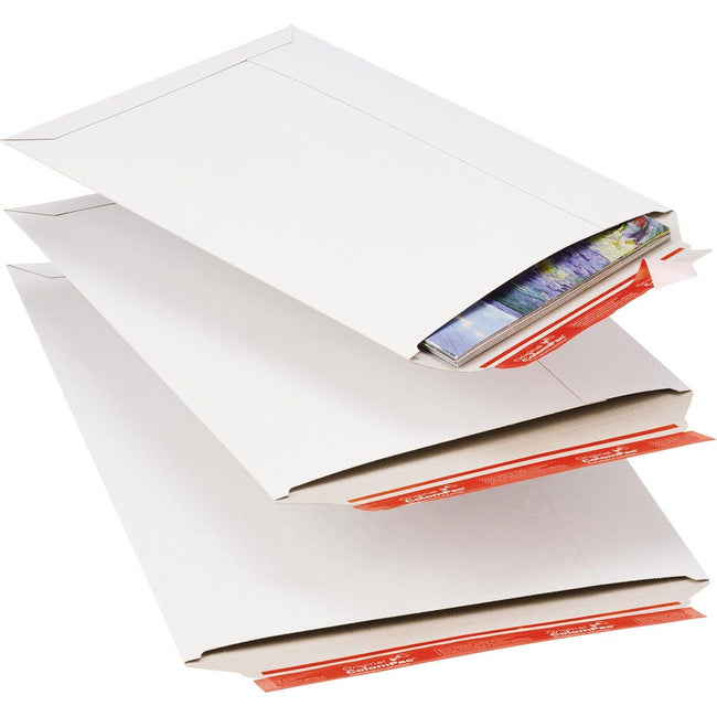 COLOMPAC - Enveloppe d'expédition Colompac CP012, FT 23,5 x 31 x 3 cm, blanc