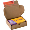 Colompac - boîte d'expédition Modulbox, dimensions intérieures 140 x 101 x 43 mm, marron