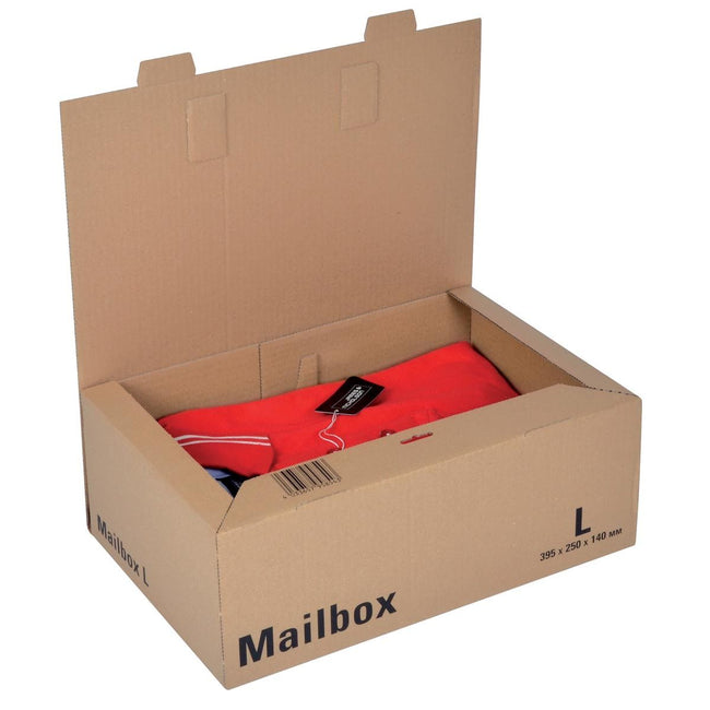 Colompac -   verzenddoos large, ft 39,5 x 25 x 14 cm, bruin