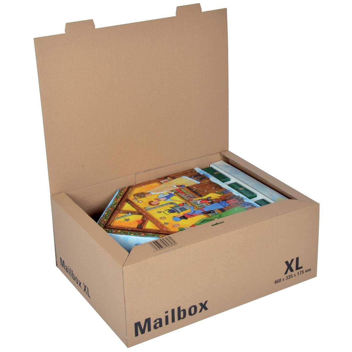 Colompac - Colompac shipping box extra large, ft 46 x 33.5 x 17.5 cm, brown