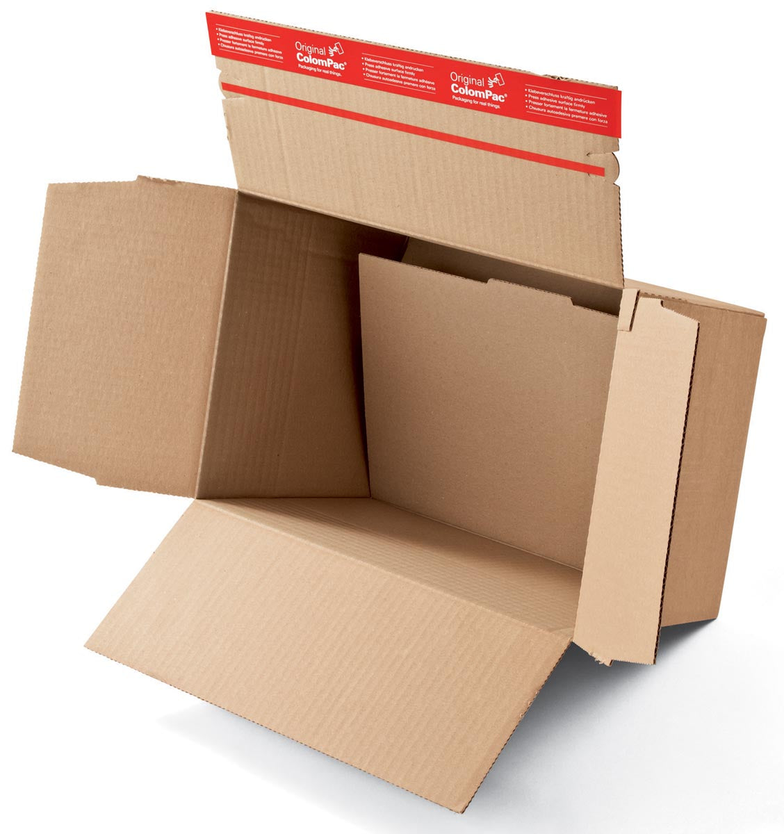 Colompac - caja de envío CP141, pies 22,9 x 16,4 x 5 11,5 cm, marrón