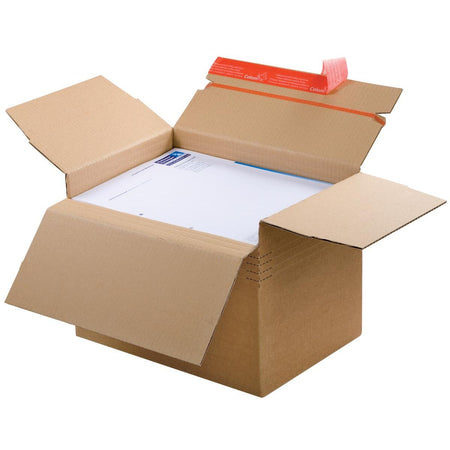 Colompac - shipping box CP141, ft 30.4 x 21.6 x 13 22 cm, brown