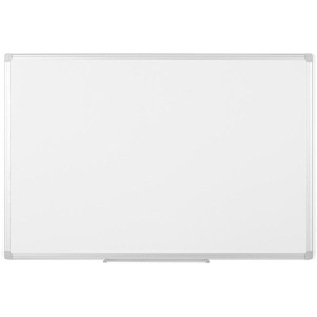 Bi-Office - Lavagna magnetica Bi-Earth, superficie smaltata, cornice in alluminio anodizzato, ft 60x45 cm