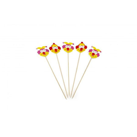 Clown op prikker 190mm 100 stuks