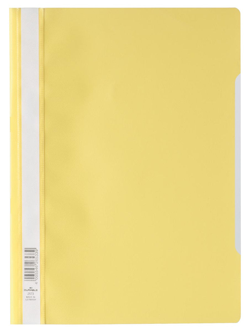 Durable - Quick attacher A4 PP yellow
