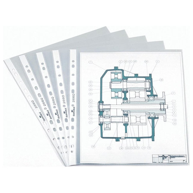 Showbas durable - perforé, ft a4, perforation de 11 trou, 60 micron