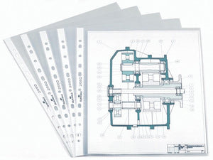 Durable -  geperforeerde showtas, ft A4, 11-gaats perforatie, 60 micron