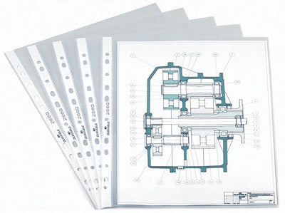 Durable -  geperforeerde showtas, ft A4, 11-gaats perforatie, 60 micron
