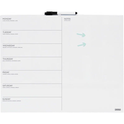 Desq -  magnetisch memoboard en weekplanner, ft 40 x 50 cm