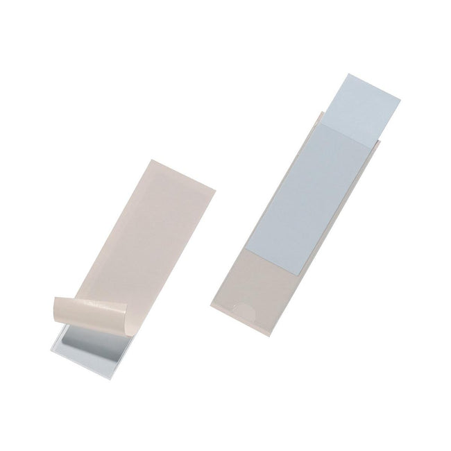 Durable - Dimensions intérieures du Pocketfix 100 x 28 mm, dimensions extérieures 104 x 32 mm