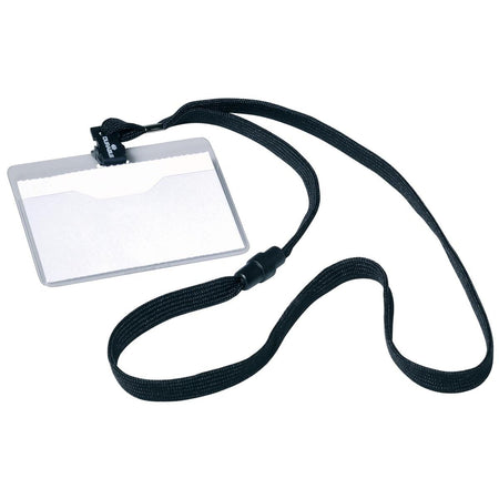 Durable - insignia con banda textil negra, 10 piezas