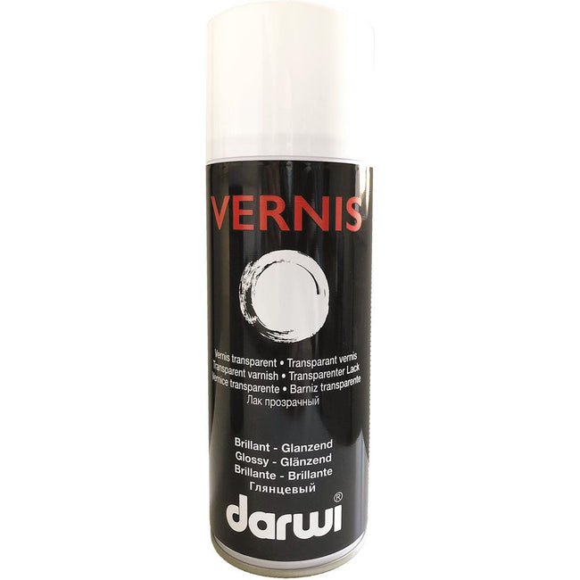 Darwi - Darwi vernis, spuitbus van 400 ml, glanzend