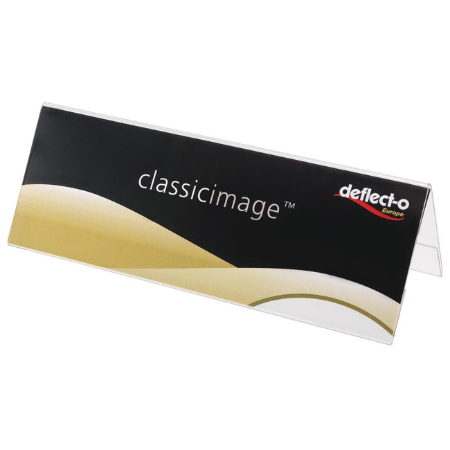 Deflecto - table nameplate for ft A4