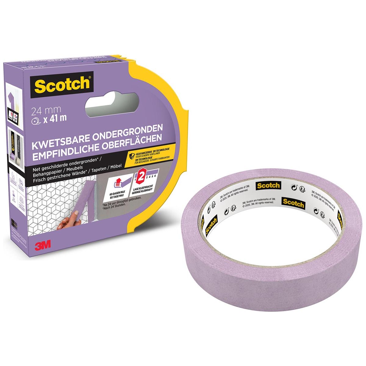 Scotch - Cover -Placle -Band, 24 mm x 41 m, PEFC