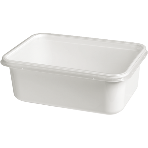 Klika - Bak | PP | 1000 ml | 183x135x63mm | blanc / transparent 150 pièces