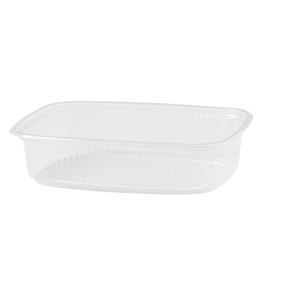 Klika - Récipient droit rectangle cristal clair 125cc 100 pièces