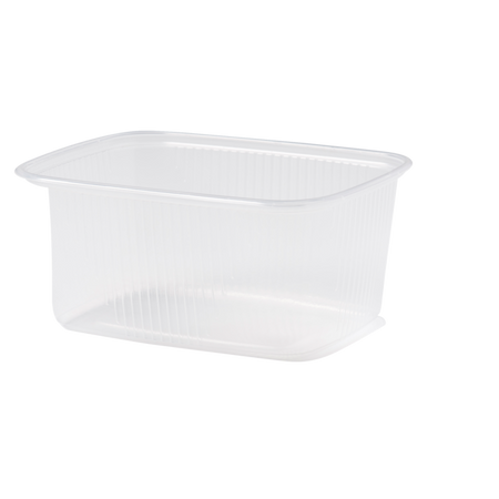Klika -  Bak | PP | 250ml | saladebak | 108x82x50mm | transparant | 1000 stuks