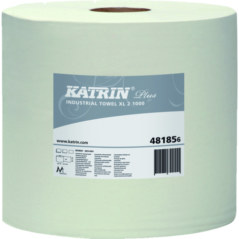 Katrin - Poetspapier | 2-laags | 26.5cm | 380m | papier | groen | 2 stuks