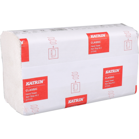 Katrin - Serviette | 2 couches | papier 20,3 cm | 24 cm | Blanc | 4000 pièces