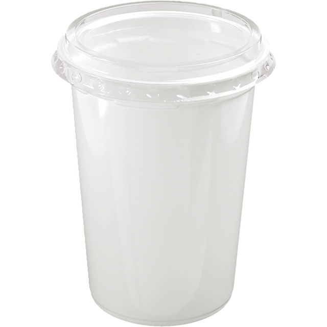 Paardekooper - Vaso Satay con tapa blanco 250ml | 400 piezas