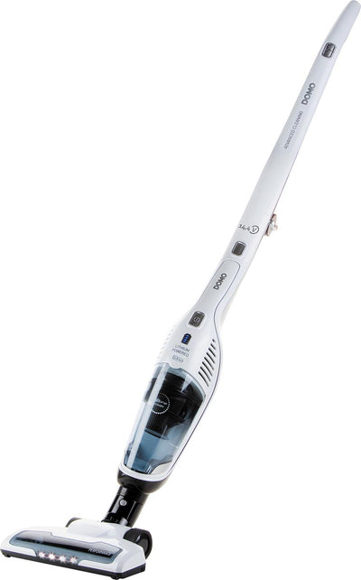 Domo - stick vacuum cleaner 2 in 1 with rechargeable battery, 14.4 V, white