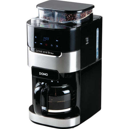 Domo - Grind and Brew coffee machine, digital, 1.5 liters, black